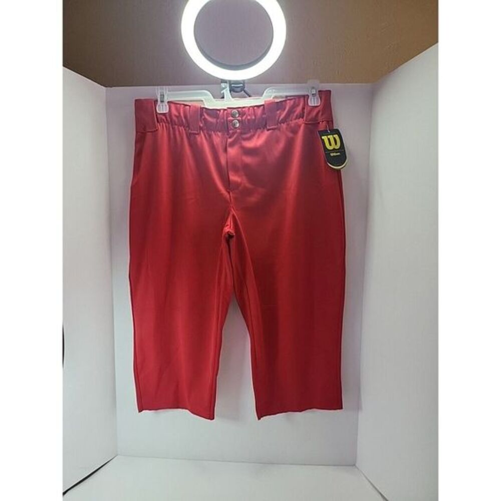 Wilson Women's‎ Size XL Baseball Softball Pants Red NWT 120890